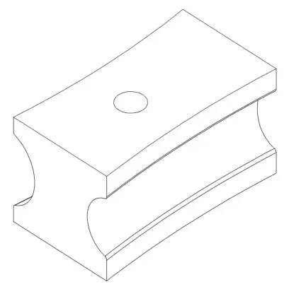 Smýkadlo Bernardo 1/2" G (pr.21,7) x 3/8" G (pr. 17,3) pro BM 42 A / BM 60 A (BER066747)