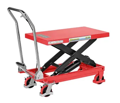 Nůžkový zvedací pojízdný stůl Bernardo BS 150 s hydraulickým zvedacím zařízením (BER071095)