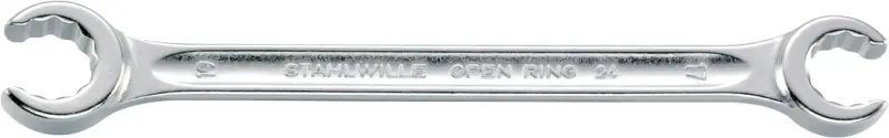Oboustranný očkový klíč, otevřený DIN3118 30x32mm Stahlwille