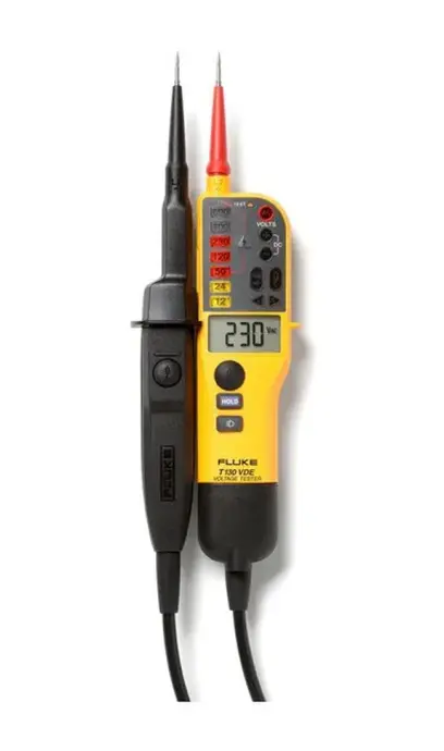Zkoušečka napětí Fluke T130/VDE s LED a LCD displejem (FLU4093095)