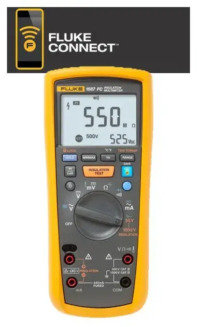 Multimetr Fluke 1587 FC s funkcí měření izolačního stavu (Fluke Connect) (FLU4691215)