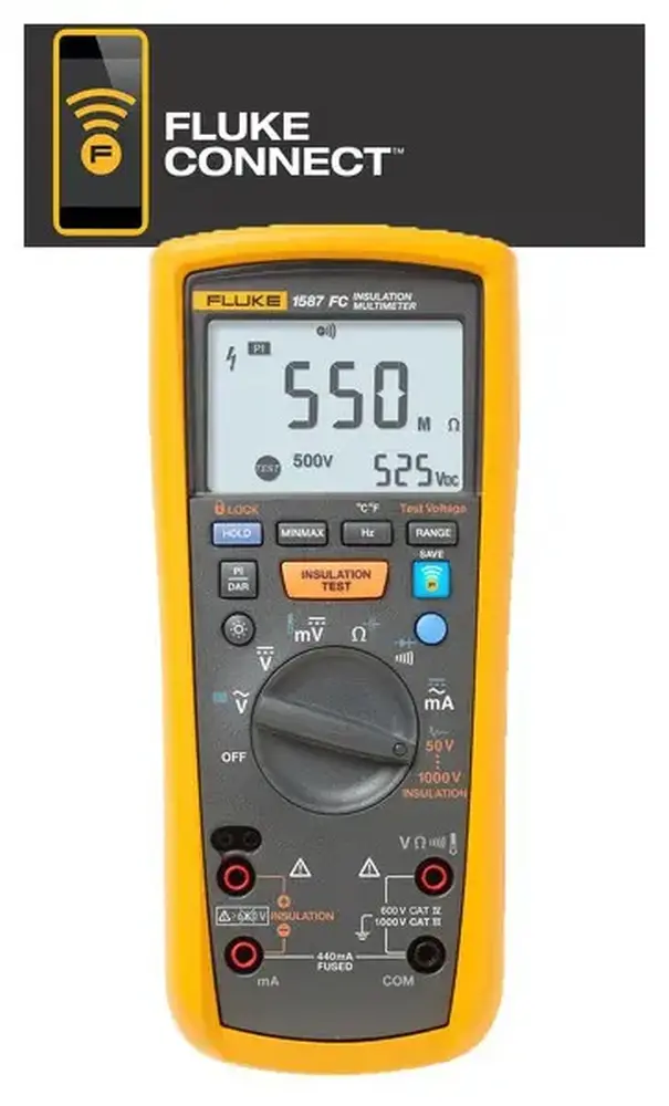 Multimetr Fluke 1587 FC s funkcí měření izolačního stavu (Fluke Connect) (FLU4691215)