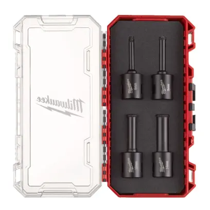 Diamantové jádrové vrtáky pr. 6 ÷ 14 mm Milwaukee DIAMOND MAX™ upínání M14 - 4 ks (MI4932500544)