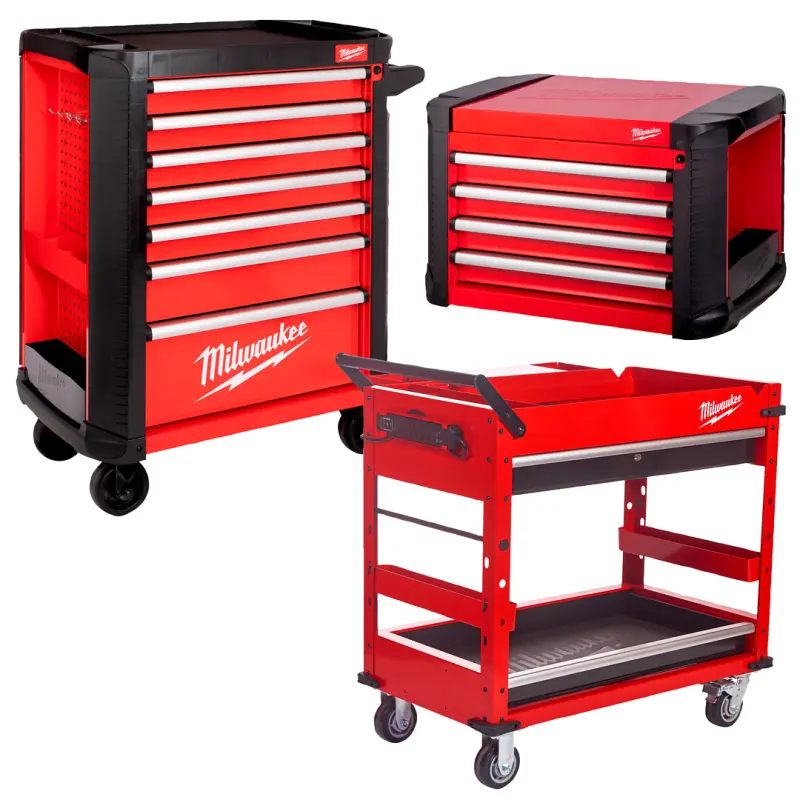 Dílenská skříň Milwaukee TOOLGUARD™ 69 cm, včetně automobilové sady nářadí – 337 dílů (MI4932500746)