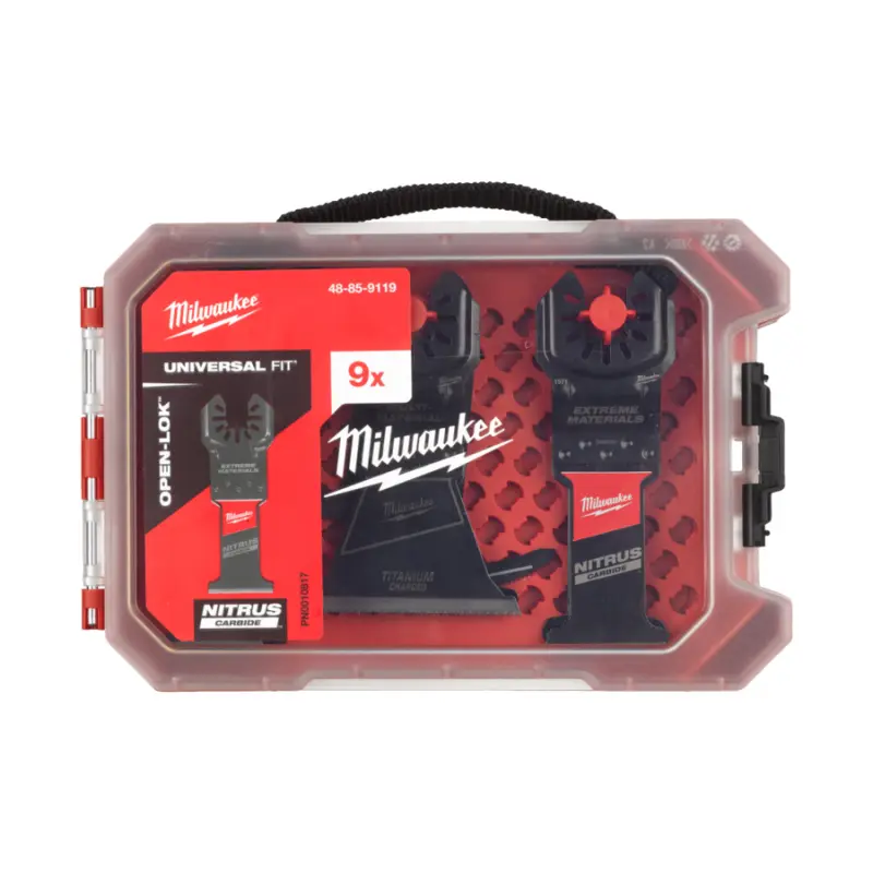 Multifunkční nože Milwaukee OMT OPEN-LOK na kov a dřevo (9 ks), 48859119