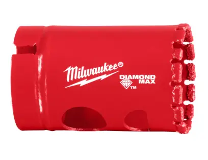 Kruhová pilka/děrovka Milwaukee 32 mm DIAMOND Max Wet Holesaw 32MM 5/8" x 18, suché i mokré vrtání, 4932500114