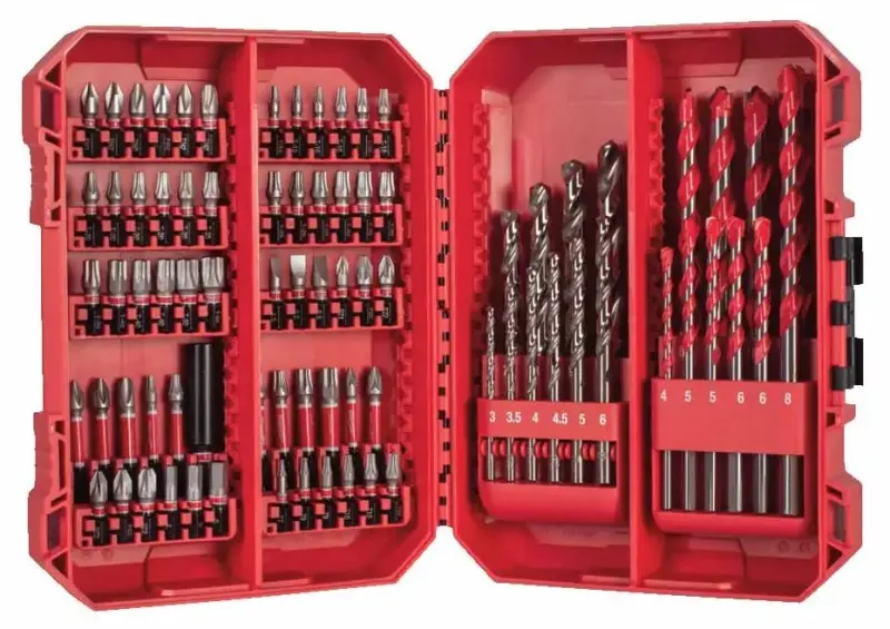 Sada Milwaukee SHOCKWAVE IMPACT DUTY BIT SET (80 kusů), bity a vrtáky, 4932501309