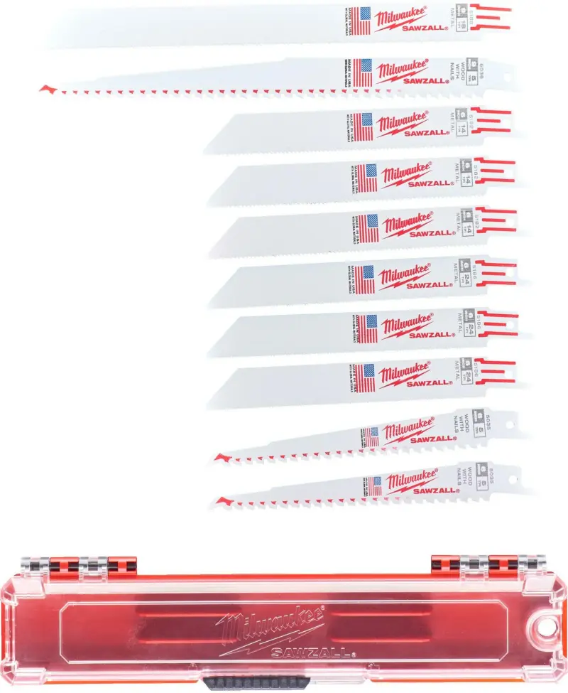 Sada pilových plátků Milwaukee SAWZALL (10 ks) MI49472211