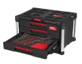 Box na nářadí Milwaukee PACKOUT, vabavený modul, klíče, 62 ks nářadí, 4932501865