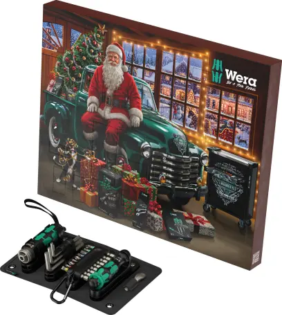 Wera 136614 Adventní kalendář 2026 s nářadím Vánoční sada 24 dílů (W05136614001)