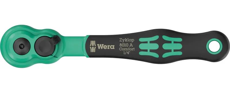 Wera 005600 Ráčna Zyklop Comfort 8010 A 1/4" s přepínací páčkou