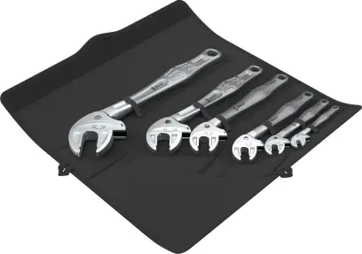 Wera 020111 Samonastavitelné otevřené klíče s ráčnou (7 ÷ 32 mm nebo 1/4"-1 1/4") 6004 Joker - 6 ks