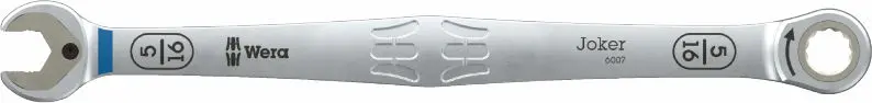 Wera 020361 Očkoplochý ráčnový klíč SB 5/16" 6007 Joker, dlouhý, palcový (W05020361001)