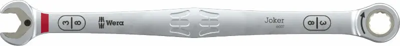 Wera 020362 Očkoplochý ráčnový klíč SB 3/8" 6007 Joker, dlouhý, palcový (W05020362001)