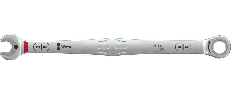 Wera 020362 Očkoplochý ráčnový klíč SB 3/8" 6007 Joker, dlouhý, palcový