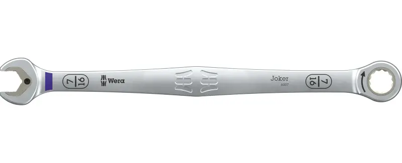 Wera 020363 Očkoplochý ráčnový klíč SB 7/16" 6007 Joker, dlouhý, palcový