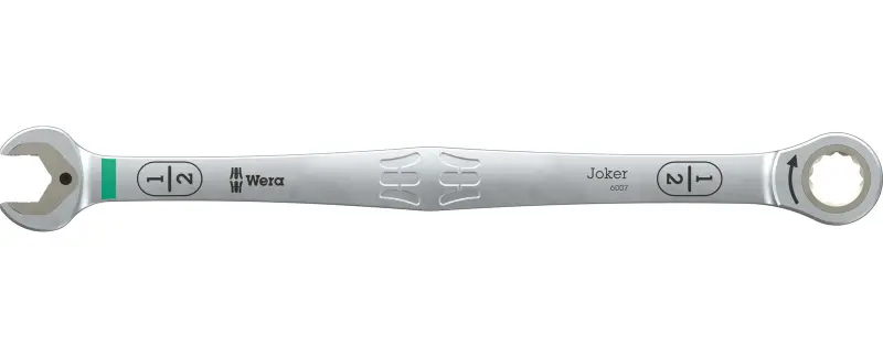 Wera 020364 Očkoplochý ráčnový klíč SB 1/2" 6007 Joker, dlouhý, palcový