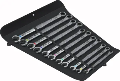 Wera 020382 Očkoploché ráčnové klíče 6007 Joker 11 Set 1, 8-19 mm dlouhé - 11 ks (W05020382001)