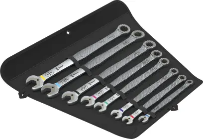 Wera 020385 Očkoploché ráčnové klíče 6007 Joker Imperial, dlouhé, palcové - 8 ks