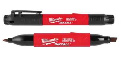 Značkovač Milwaukee INKZALL, oboustranný - jemný/plochý, 4932501155
