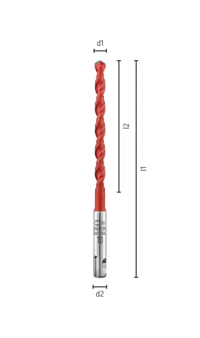 Víceúčelový vrták pr. 8x400/450 mm Alpen Profi Multicut SDS-plus (ALPEN0057900800100)