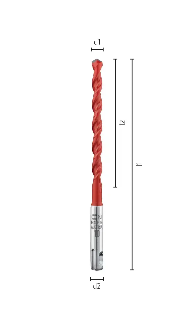 Víceúčelový vrták pr. 8x400/450 mm Alpen Profi Multicut SDS-plus (ALPEN0057900800100)