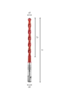 Víceúčelový vrták pr. 8x200/260 mm Alpen Profi Multicut SDS-plus (ALPEN0053900800100)