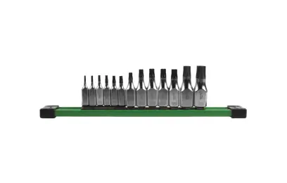Sada hlavic Milwaukee 1/4″ a 3/8″  Torx s otvorem, 13 ks, 4932500432