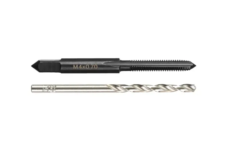 Milwaukee metrický závitník M4-0,7mm s přímými drážkami s vrtákem 3,3mm, 4932500635