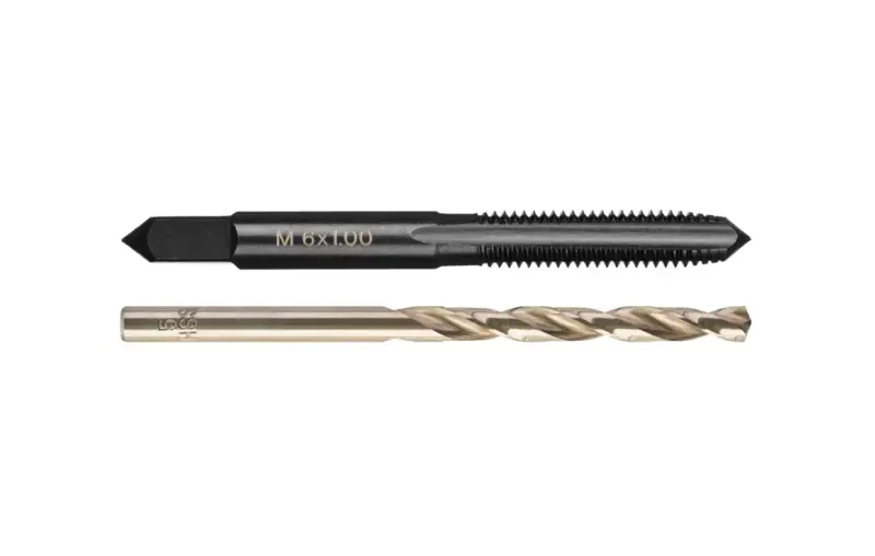 Milwaukee metrický závitník M6-1,0mm s přímými drážkami s vrtákem 5,0mm, 4932500637