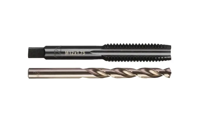 Milwaukee metrický závitník M12-1,75mm s přímými drážkami s vrtákem 10,2mm, 4932500640