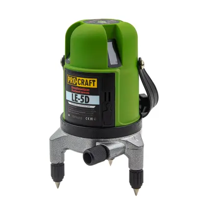 Laser zelený liniový, křížový samonivelační Procraft LE-5D (PRCLE-5D)