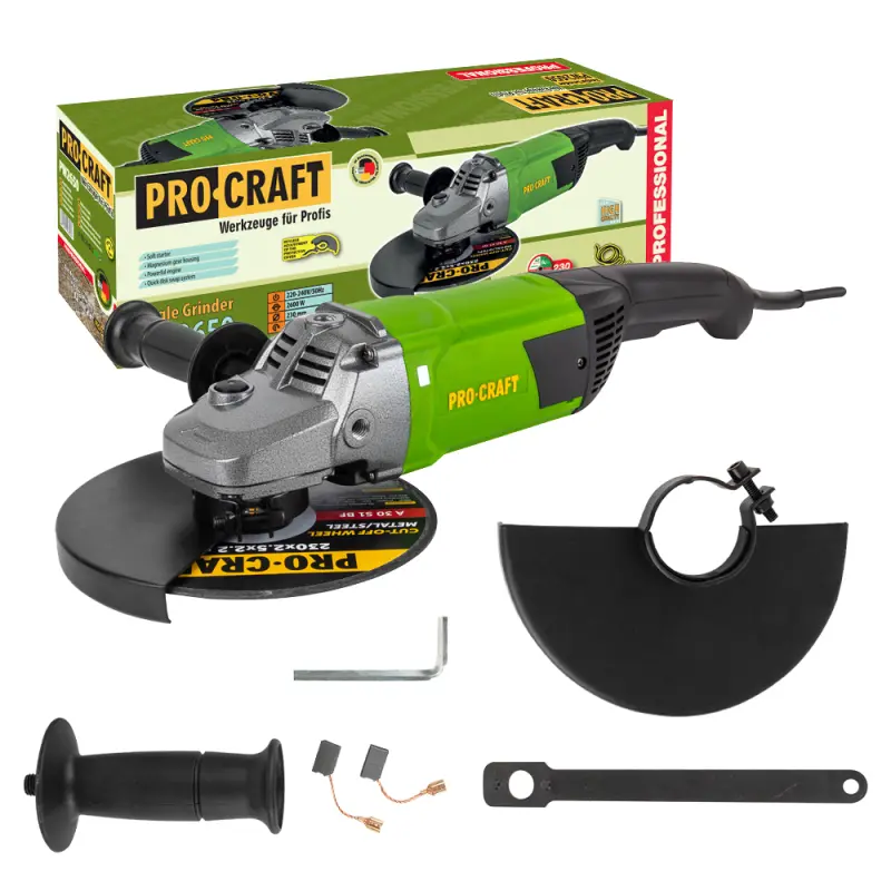 Úhlová bruska Procraft PW2650 (PW2600), 230mm | PW2650
