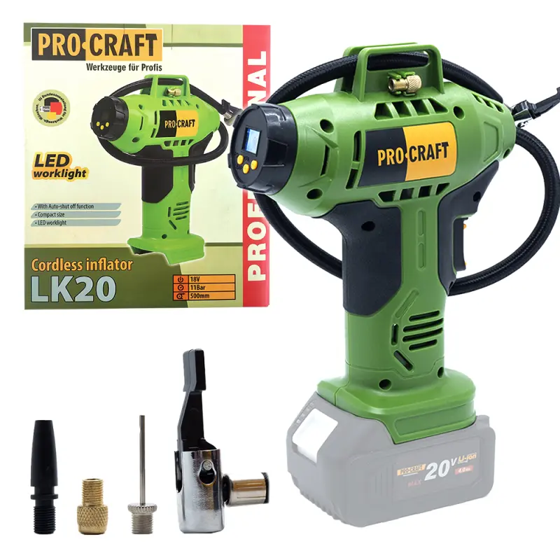Aku kompresor Procraft LK20 (bez baterie a nabíječky) | LK20