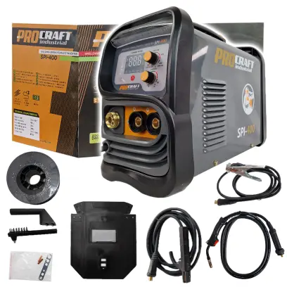 Svařovací poloautomatický invertor (CO2) MIG/MAG, MMA Procraft SPI-400 (20-200A) (PRCSPI-400)