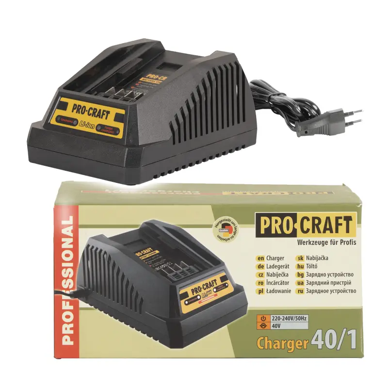 Nabíječka pro 40V Li-ion baterie Procraft 40/1 (PRC40/1)