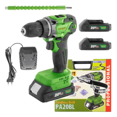 Aku vrtací šroubovák Procraft PA20BL | PA20BL