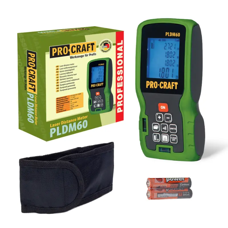 Laserový měřič vzdálenosti Procraft PLDM60 | PLDM60