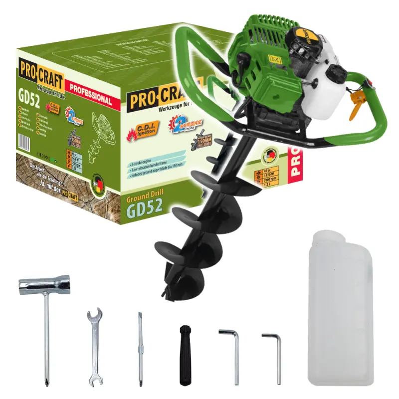 Zemní, půdní vrták Procraft GD52 | GD52