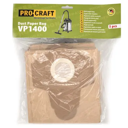 Saček papirovy pro průmyslový vysavač Procraft VP1400 (PRCSpVP1400)