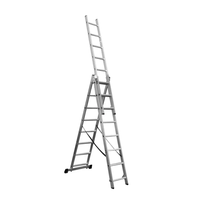 Žebřík hliníkový třídílný 3x8 Procraft PLA3.508 | PLA3.508
