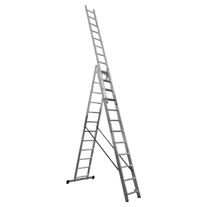 Žebřík hliníkový třídílný 3x12 Procraft PLA3.788 (PRCPLA3.788)