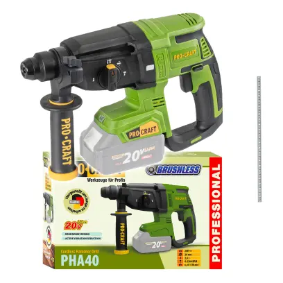 Aku vrtací kladivo Procraft PHA40bb (bez baterie a nabíječky) SDS Plus