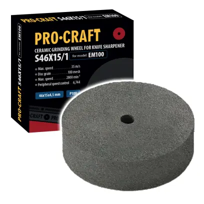 Brusný kotouč pro brousku na nože Procraft S46X15/1 /EM100 (PRCS46X15/1)