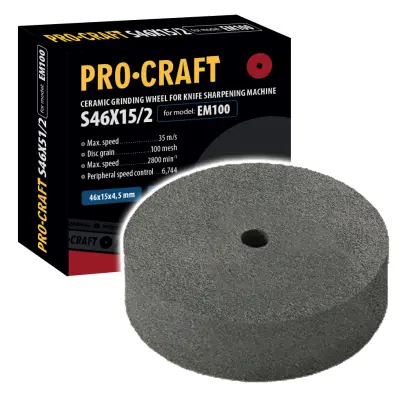 Brusný kotouč pro brousku na nože Procraft S46X15/2 /EM100 (PRCS46X15/2)