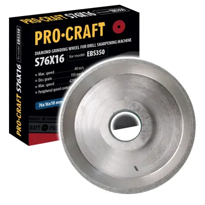 Brusný kotouč pro víceúčelovou ostřičku Procraft S76X16 /EBS350 (PRCS76X16)