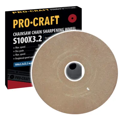 Brusný kotouč pro ostřičku řetězových pil Procraft S100X3.2 /SK950 (PRCS100X3.2)
