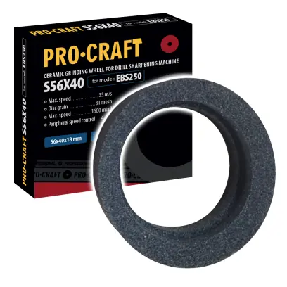 Brusný kotouč Procraft S56X40 pro brusku na vrtáky (PRCS56X40)