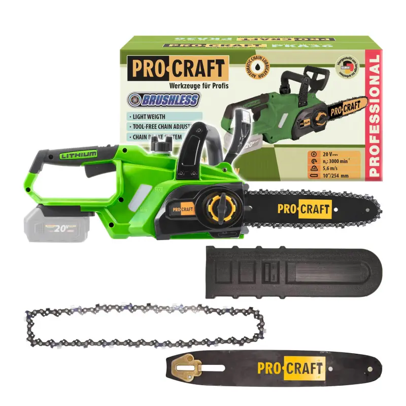 Aku řetězová pila Procraft PKA36 (bez baterie a nabíječky) | PKA36