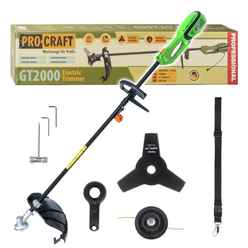 Elektrický křovinořez Procraft GT2000 | GT2000
